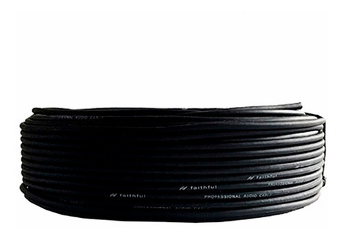 Rollo Cable Audio Microfono Inst Mono 3,7mm Faithful 100 Mts
