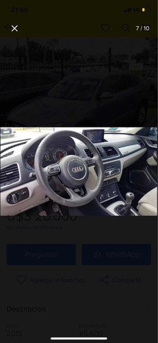 Audi Q3 2.0 Quattro Tfsi 170cv 2013