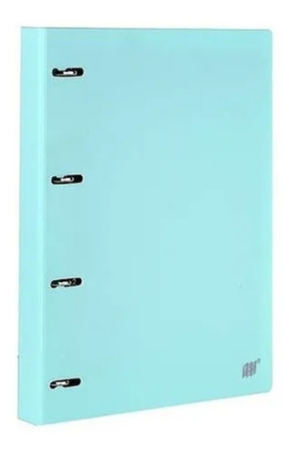 Imagem 1 de 4 de Fichário Caderno Argolado A4 Azul Tom Pastel Yes + 96 Folhas