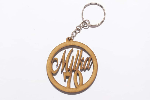 Imagen 8 de 10 de Llaveros De Mdf Personalizados Paquete 10 Unidades