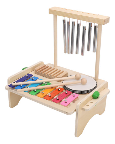 Juego De Campanillas Para Niños, Tambores, Xilófonos, Campan