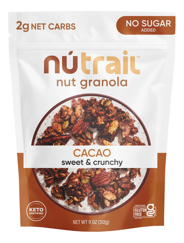 Nutrail Nut Granola, Cacao, 11 Oz (312 G)