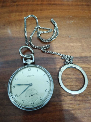 Bonito Reloj De Bolsillo De Cuerda Marca Roamer De Los 40s (Usado)