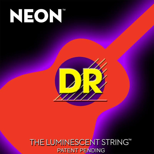 Encordoamento Dr Strings Neon Orange Violão 11-50 Laranja