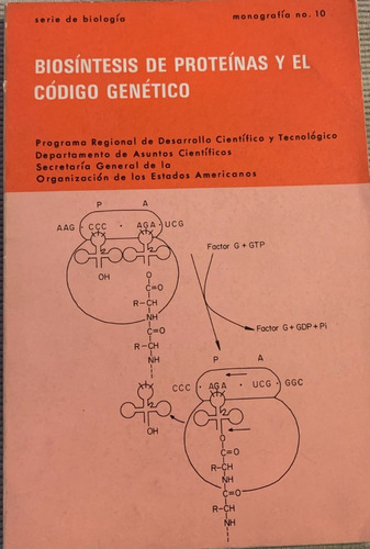 Libro Biosintesis De Proteinas Y El Codigo Genetico