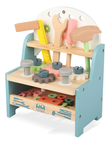 26 / Set Niños Simulación De Madera Juego De Herramientas