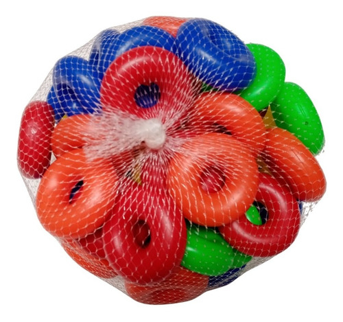Juego Donas, Llantas Con 50 Pzas, Material Construcción
