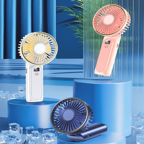 Ventilador De Escritorio Pequeño, Batería Recargable 3600mah