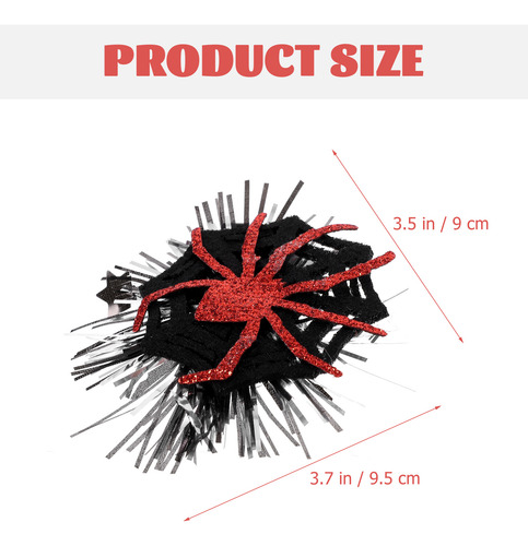 Horquilla Para El Pelo De Halloween Con Forma De Araña Para