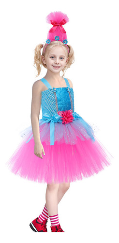 Vestido De Princesa Elfa Con Pelo Mágico Para Niñas, De Anim