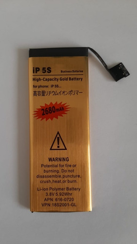 Batería Premium Larga Duración iPhone 5s 2680mah+herramienta
