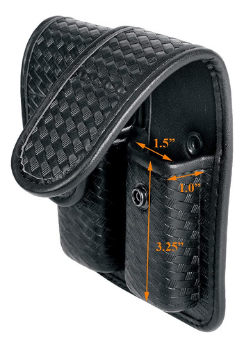 Funda Doble Cargador Taftacfr Cuero Canasta 9mm .40
