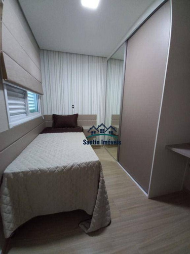 Imagem 29 de 30 de Sobrado *mobiliado E Decorado Com 3 Quartos, (01 Suíte ) Espaço Gourmet, 04 Vagas Cobertas À Venda, 150 M²- Vila Alto De Santo André - Santo André/sp - So0414