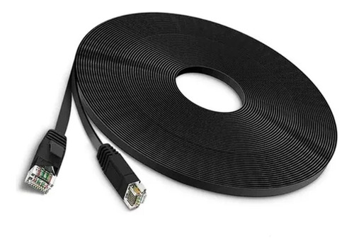 Cable Red Plano De 30 Metros Categoría 6 Cat6 Rj45 Utp Ether