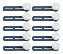 Comprar 2 X 10 Extensores De Cintura Para Pantalones, Letra De Plata