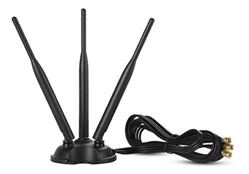 Antena Wifi Techtoo De Banda Dual 2.4ghz - 5.8ghz Con Conect