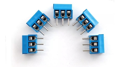 Pack 10 Bornera Cable 3 Bornes Paso 5.08mm