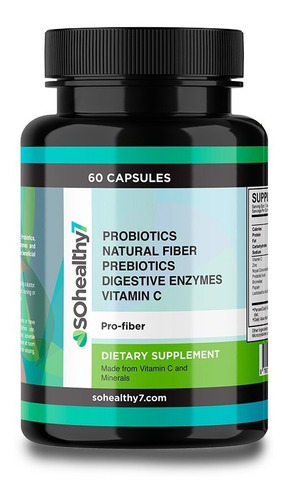 Sohealthy 7 Digestión Probiótic Prebiótic Fibra Enzimas Vitc