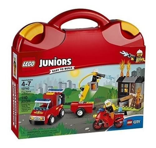 Juguete De La Patrulla De Fuego Lego Juniors 10740 Para Niñ