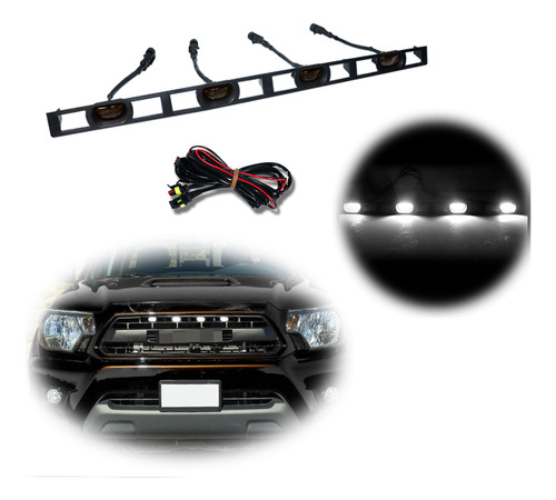 Luz De Parrilla Delantera Led De 4 Piezas Para Toyota Tacoma