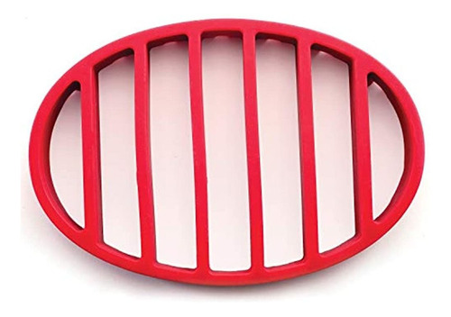 Norpro Nor405 Red Oval Silicone Roast Rack