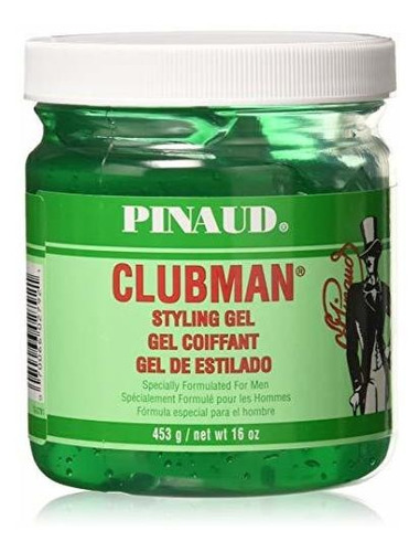 Gel Fijador Para Cabello Pinaud Clubman, 16 Oz (pack De 3)