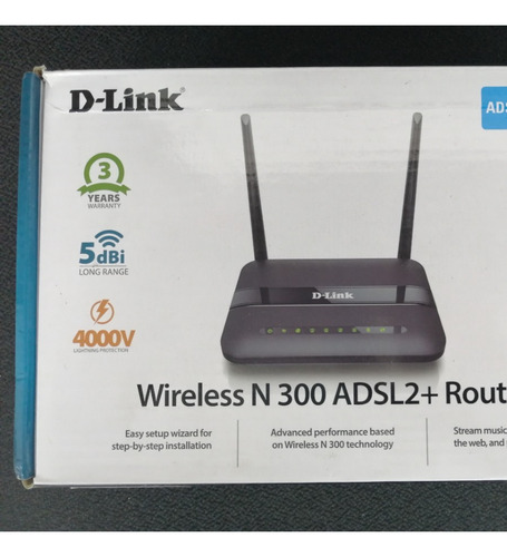 Wireless N300 Adsl2+router Dsl-2750u