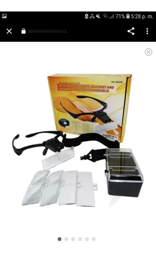 Imagen 3 de 4 de Lente Optovisor 5 Lulpas Shatas, Luz Led Profesional Nuevo
