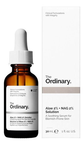 The Ordinary Serum Antiacne Y Antimanchas Con Aloe + Nag