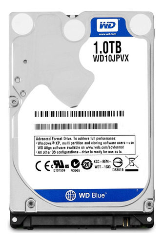 Wd Wd10jpvx Disco Duro Sata 3 Para Notebook, 1 Tb