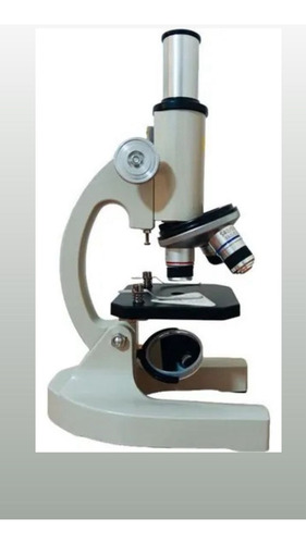 Microscopio Optico Biologico Con Accesorios Blanco