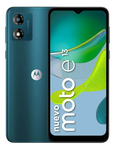 Celular Motorola E13 64gb Azul Petroleo