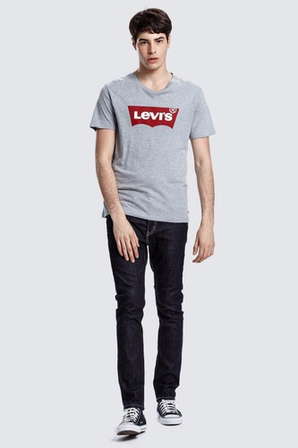Imagen 2 de 6 de Jean Levis 510 Azul Osc. Y Pre La Skinny Ajustado Dos Colres