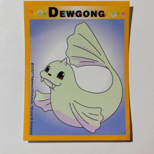 Estampa Pokémon Álbum Diamond & Pearl Dewgong (adherible)