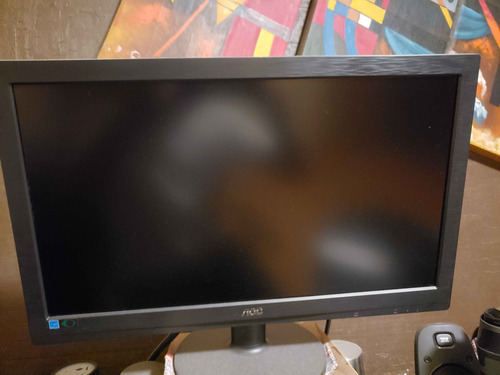 Monitor 1080p Aoc M2060sw 19.5'' 60hz Se Ve Excelente Negro (Usado)