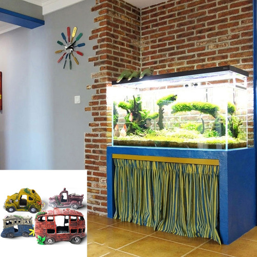 (1 #mold) Simulación De Coche Destrozado, Paisaje, Decoració