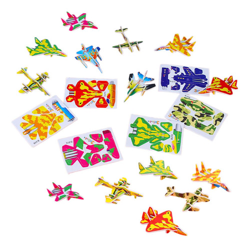 Rompecabezas De Dibujos Animados 3d, Juguete Para Avión