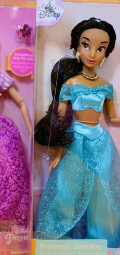 Princesa Jasmin Muñeca De Disney Store Incluye Anillo