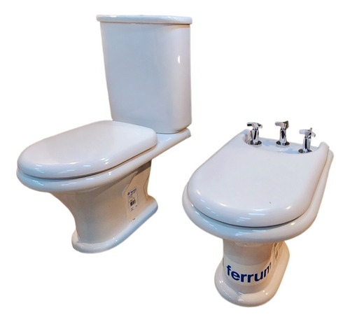 Inodoro Dep Bidet Completo  Tapa Caída Suave Murano Ferrum