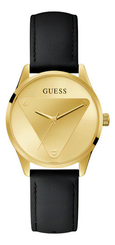 Reloj Guess Dama Relojes Pulsera Mujer Color De La Correa Negro/dorado Color Del Bisel Dorado Color Del Fondo Dorado
