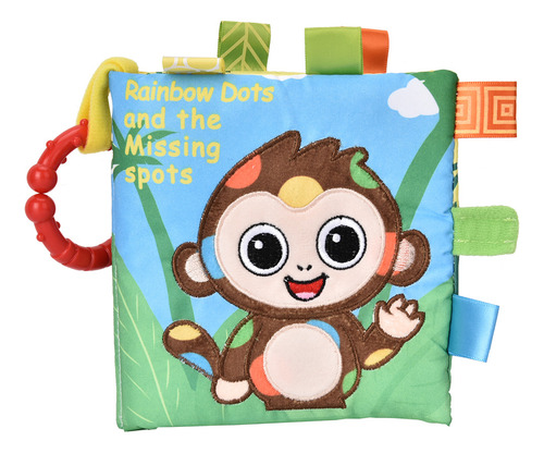 Libro De Tela, Juguete Baby Soft Story, El Bebé Sonaja Tempr