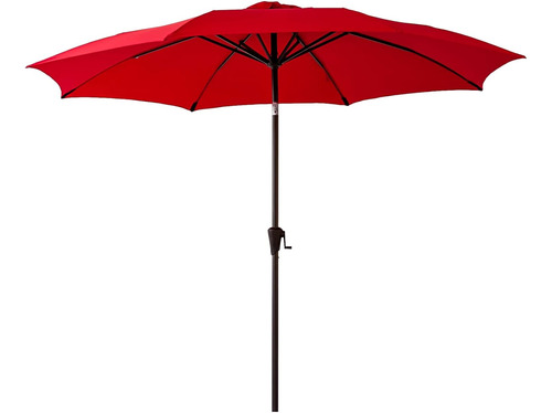 11 Pies Outdoor Patio Market Umbrella With Tilt