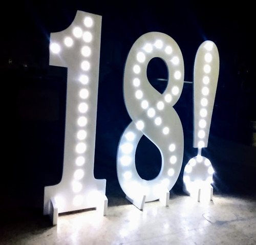 4 Letras O Numeros Gigantes 15 Años Polifan 1 Metro Souvenir