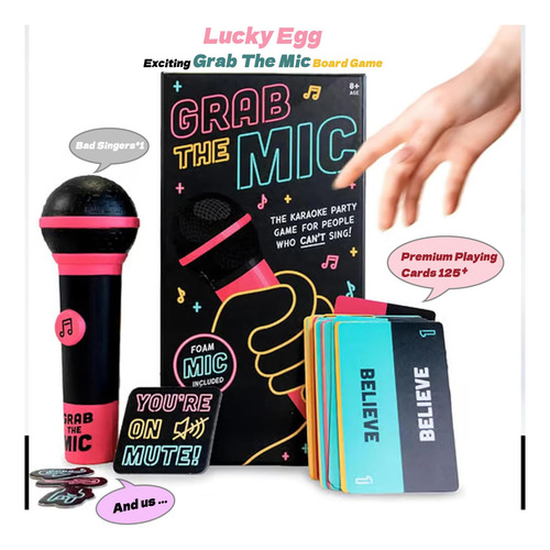 Juego Grab The Mic, Juego De Fiesta Grab The Mic,