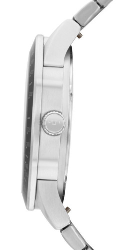 Relógio Masculino Technos Analógico 6p29ajy/t1p Pulseira Na Cor Prata Grande Redondo Original Com Garantia E Nfe