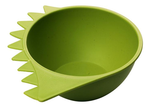 Bowl Lyor Baby Dino De Bambu E Pp Verde 15cm X 17,5cm X 6,5