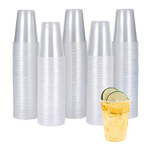300 Pack 7 Oz Clear Plastic Cupsdisposable Drinking Cup...