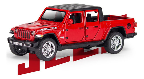 Jeep Gladiat Pickup Edition Miniatura Metal Con Luz Y Sonido