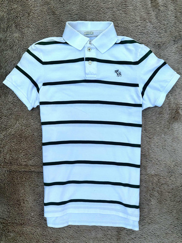 Playera Tipo Polo Abercrombie & Fitch Talla M Muscle Fit