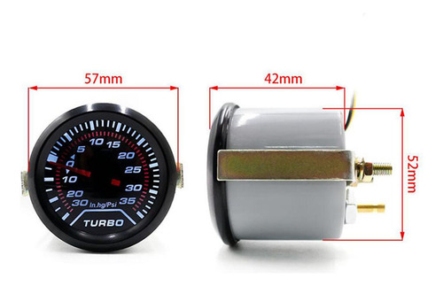 Medidor De Impulso Genérico De 52 Mm Com Display Led